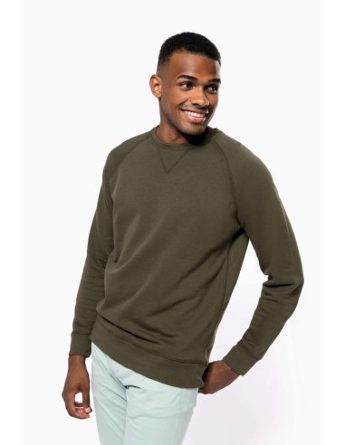 K-KA480-Sweat-shirt BIO col rond manches raglan Homme